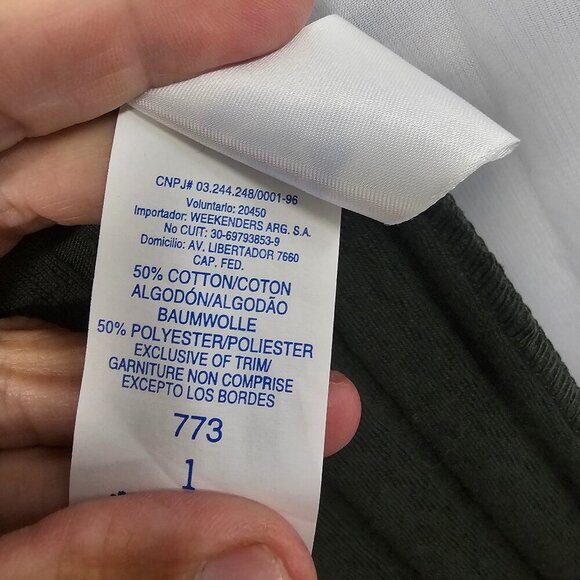 Simply Great By Weekenders Olive Green Pleated Maxi Skirt Boho Minimalist 34" - Picture 6 of 9